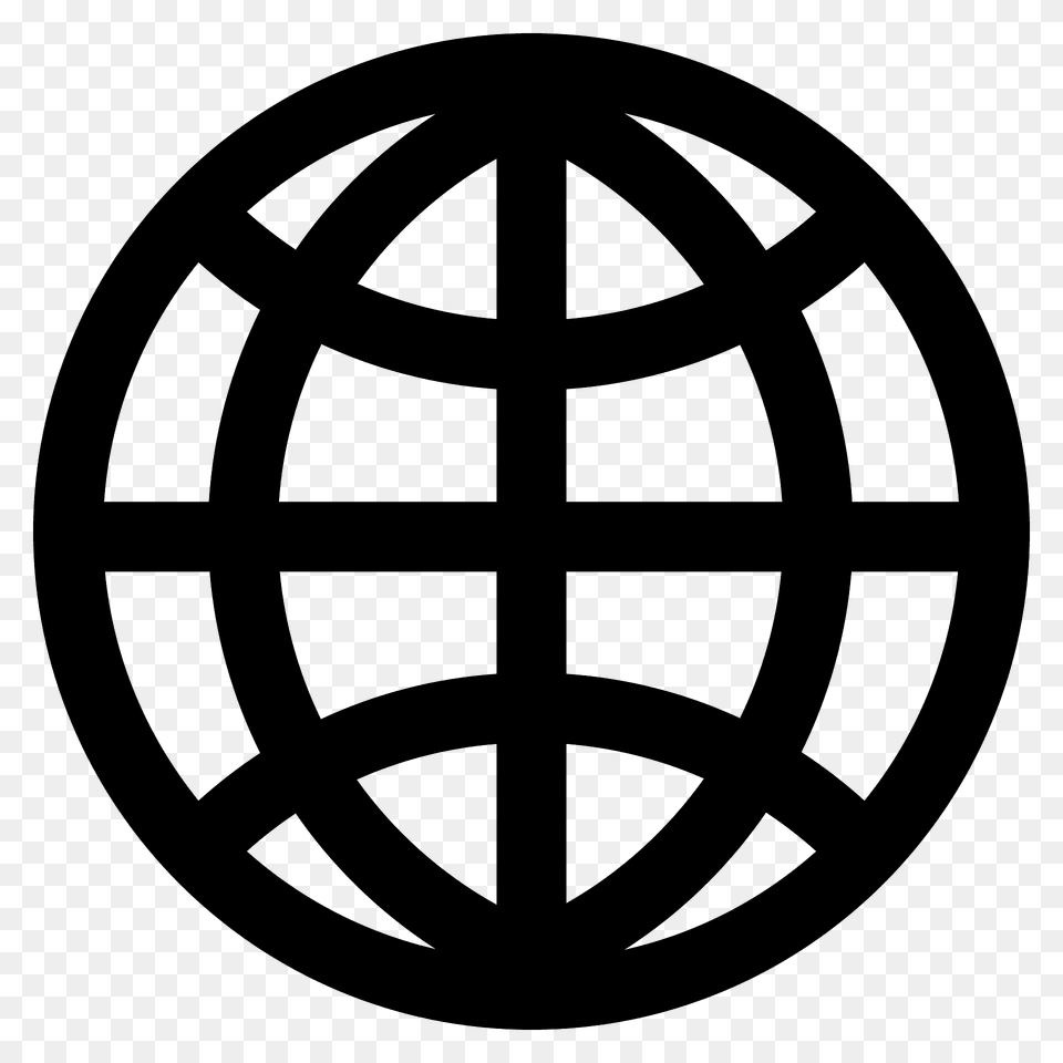 Globe With Meridians Emoji Clipart, Sphere, Machine, Wheel, Cross Free Transparent Png