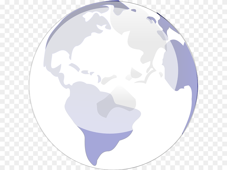 Globe World Drawing Earth Map Planet America Mundo Desenho Branco, Astronomy, Outer Space, Face, Head Free Png