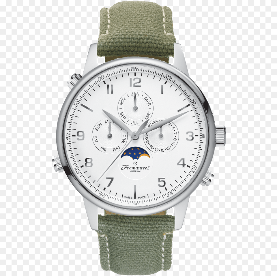 Globetrotter Moon Phase White Rado, Arm, Body Part, Person, Wristwatch Free Transparent Png