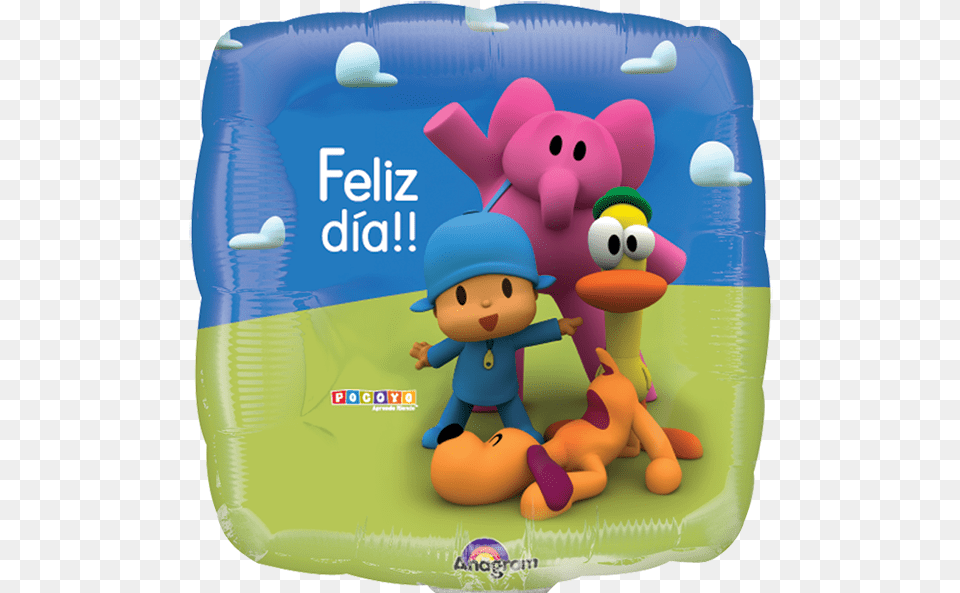 Globilandia Catalogo De Globos Personajes Pocoyo Globos Metalicos De Pocoyo, Inflatable, Baby, Person, Face Png