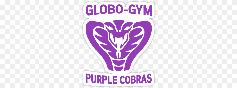 Globo Gym Logos Emblem, Purple, Sticker, Logo Free Transparent Png
