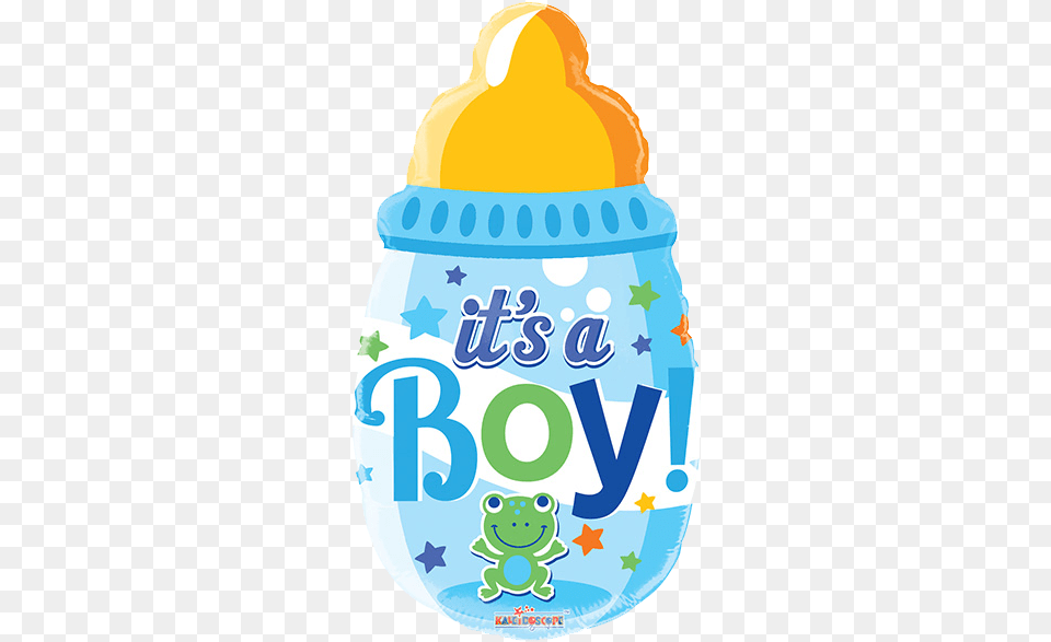 Globo It39s A Baby Boy Its A Boy Bottle, Birthday Cake, Cake, Cream, Dessert Free Transparent Png