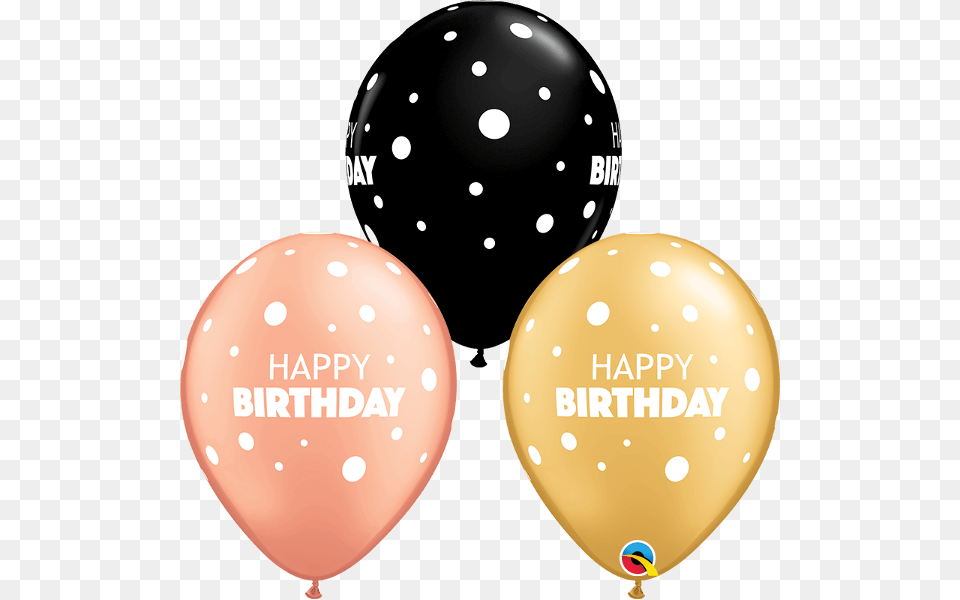 Globo Ltex Birthday Big Amp Little Dots Surtido Hot Pink Polka Dot Balloon Free Transparent Png