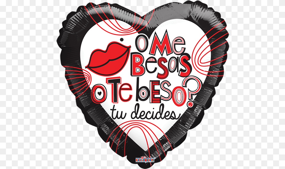 Globo Me Besas O Te Beso Tu Decides, Heart, Dynamite, Symbol, Weapon Free Png Download