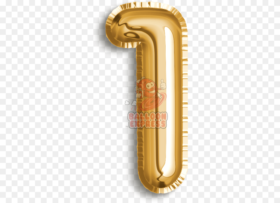 Globo Metalizado Numero Vector, Gold, Musical Instrument, Brass Section, Horn Free Png Download