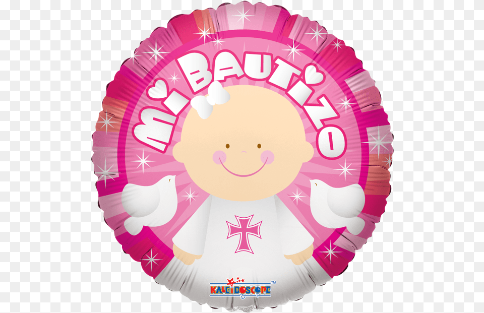 Globo Mi Bautizo Angel Rosa Convergram, People, Person, Toy, Face Free Transparent Png