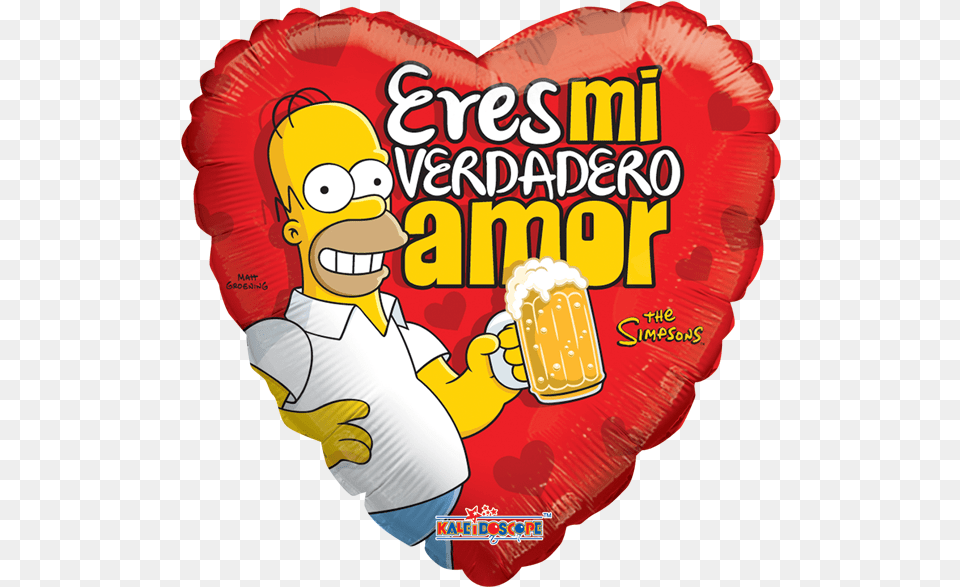 Globo Simpsons Eres Mi Verdadero Amor, Baby, Person Png