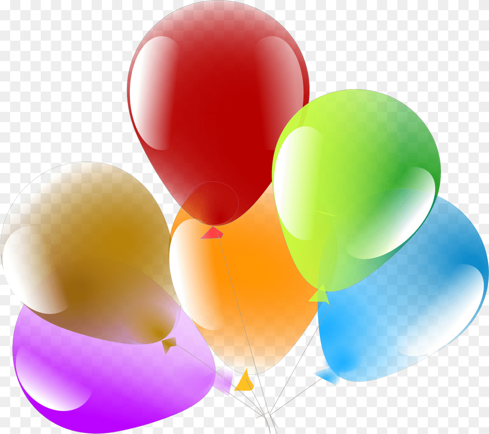 Globos Celebracin Flotante Colores Aerstatos Baloes De Aniversario, Balloon Png Image