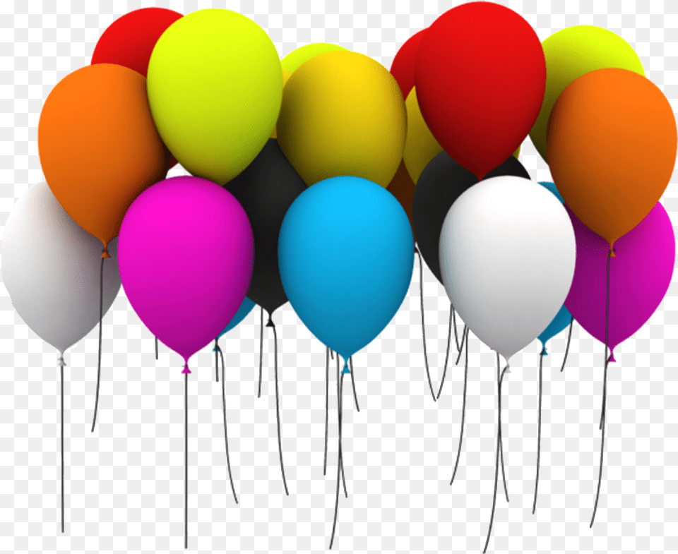 Globos Colourful Sticker Tumblr Hbd Happybirthday Apsveikums Brnam Varda Diena, Balloon, Ball, Sport, Tennis Free Png