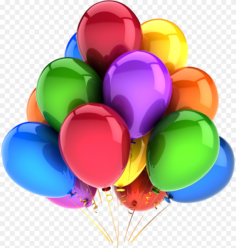 Globos Happybirthday Birthday Freetoedit Birthday Balloons 3d, Balloon Free Png Download