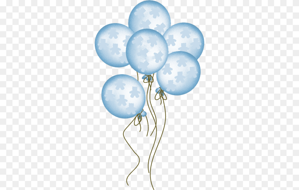 Globos Para Nene Baby Boy Background Blue Teddy Bear Baby Shower Balloons, Balloon Png Image