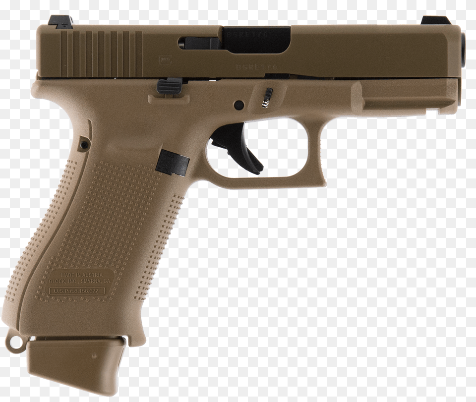 Glock 19x Pistol G5 W3 Mags Amp Nights Sight Glock 19x For Sale, Firearm, Gun, Handgun, Weapon Png Image