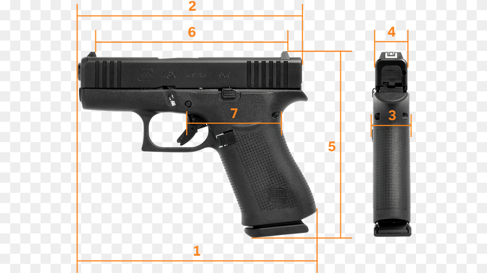 Glock 26 5th Gen, Firearm, Gun, Handgun, Weapon Free Png