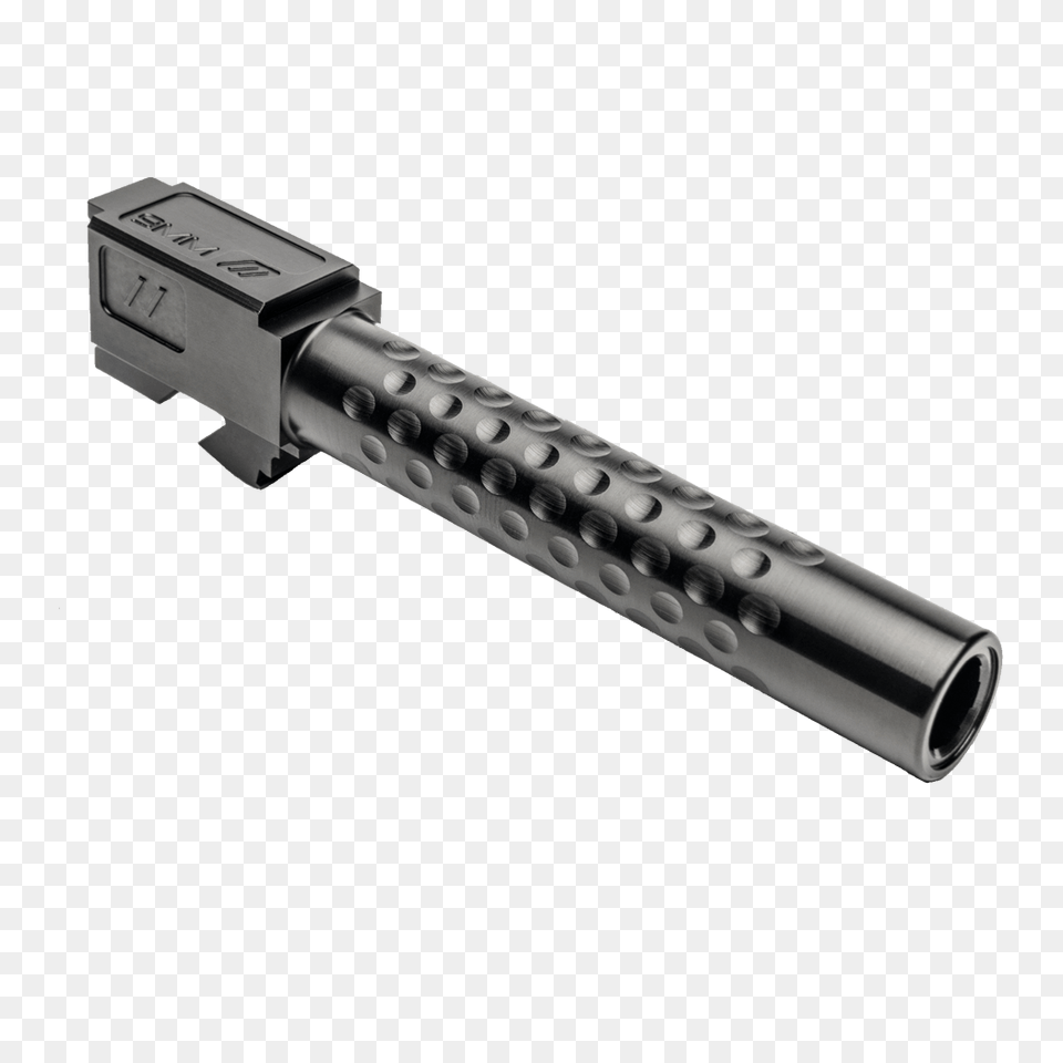 Glock Black Match Grade Barrel Zev Tech Kenzies Optics, Firearm, Weapon, Gun, Blade Png