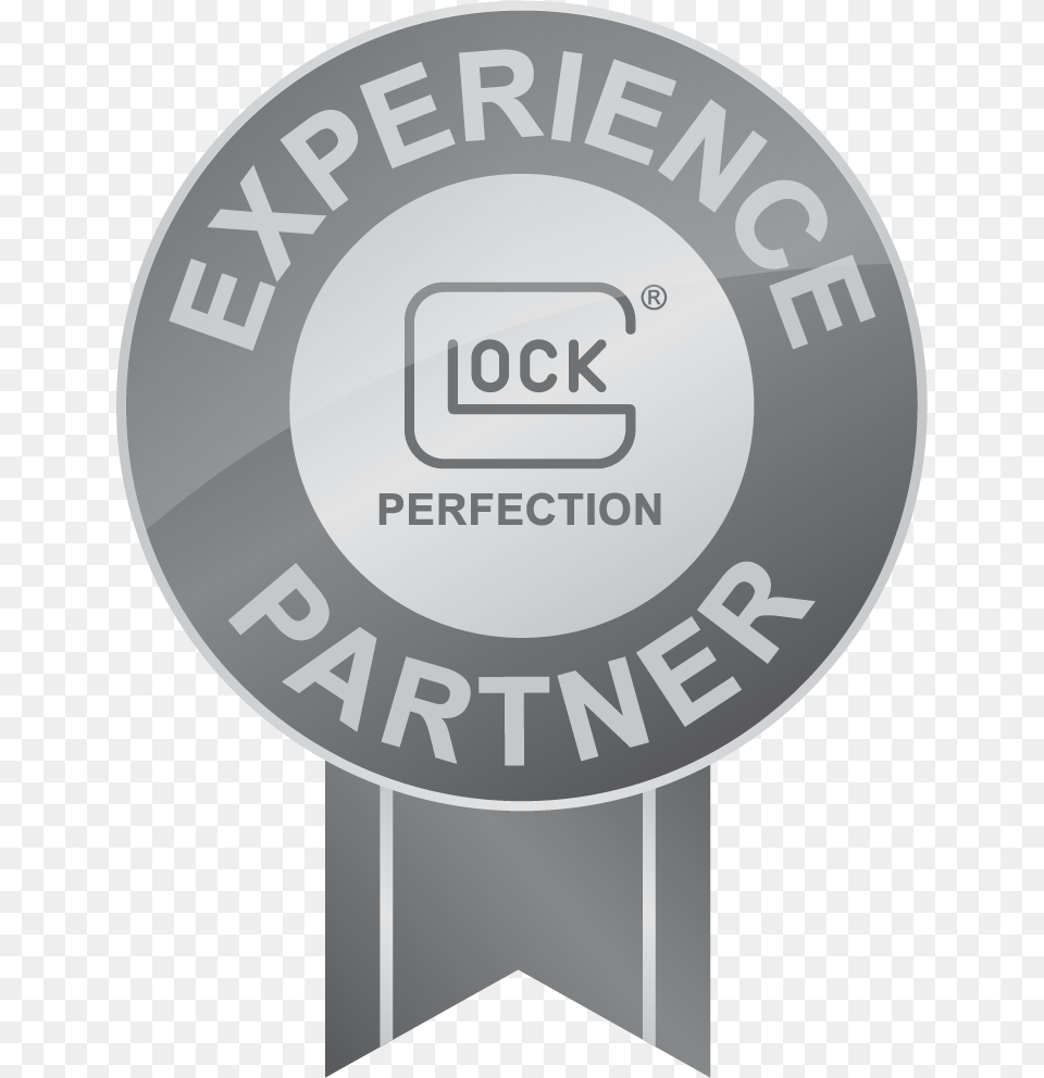 Glock Experience Partner Logo Glock, Bus Stop, Outdoors, Disk, Symbol Free Png