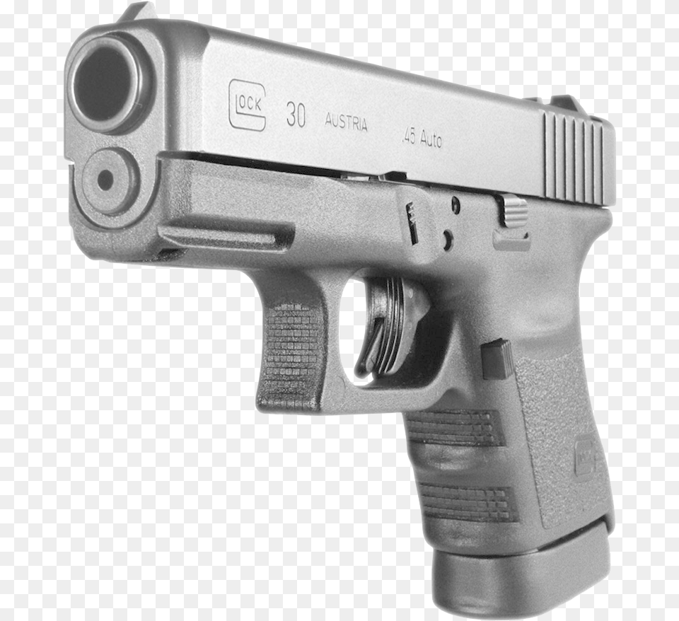 Glock Gun With Background, Firearm, Handgun, Weapon Png Image