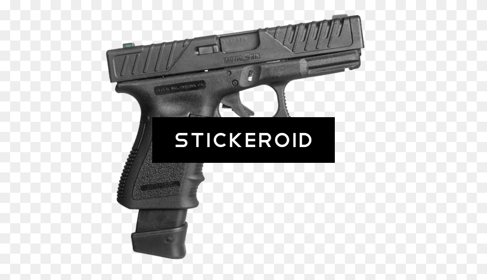 Glock Handgun Gun Hand Snap On Skin Dark Earth For G19 23 25 32 And, Firearm, Weapon Png