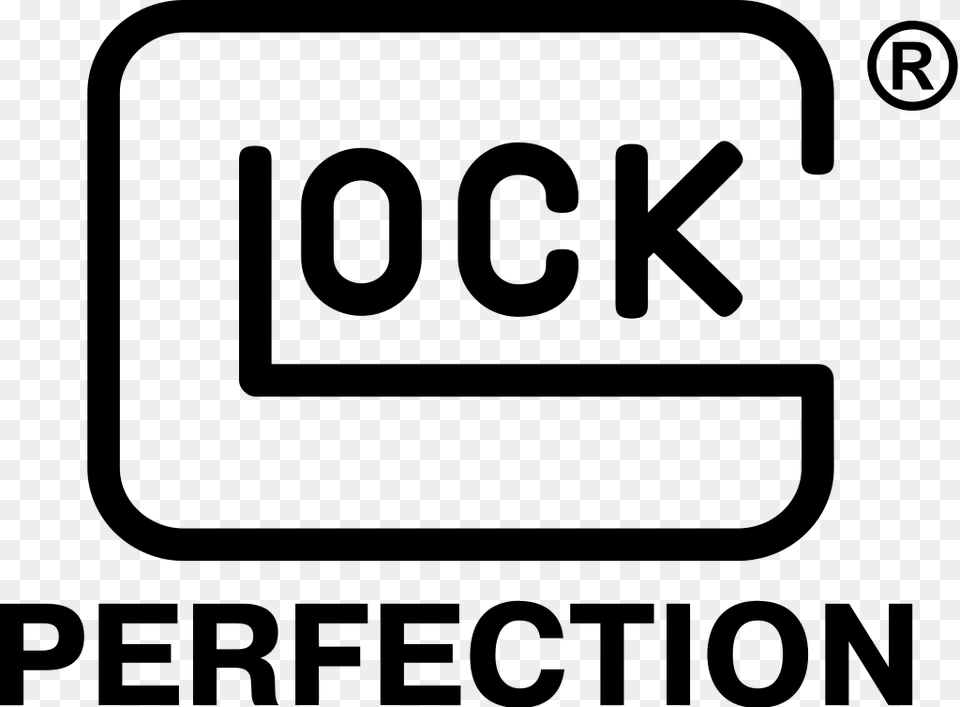 Glock Perfection Logo Glock Logo, Gray Free Png