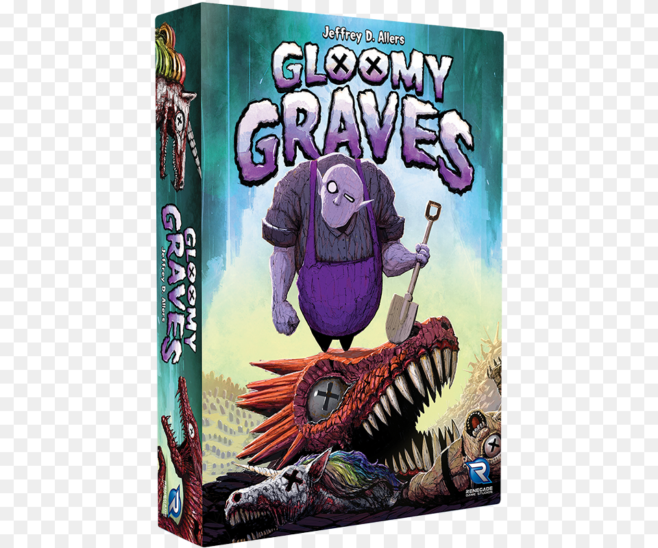 Gloomy Graves Box 3d Renegade Game Studios, Book, Comics, Publication, Tool Png