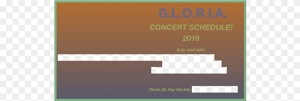 Gloria Concert, Text, Paper Png