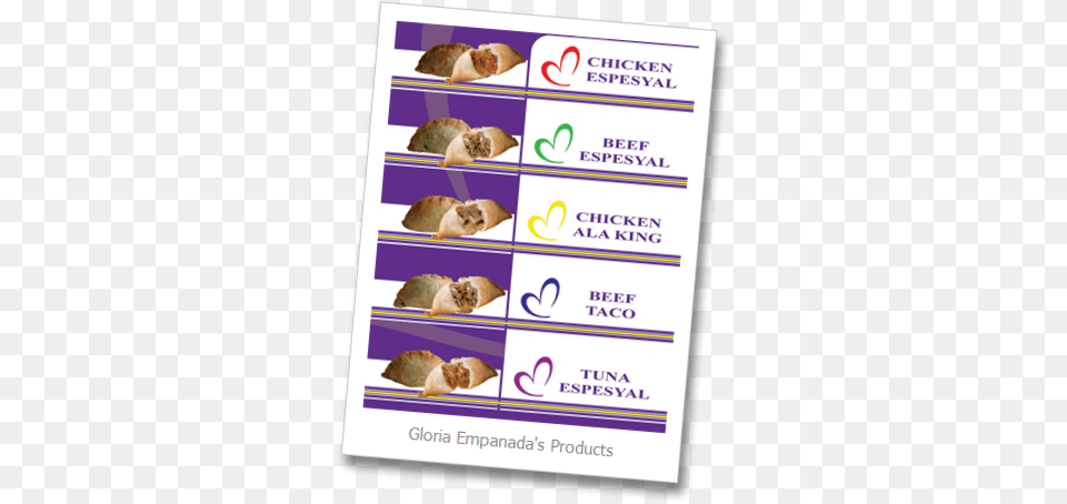 Gloria Empanada Espesyal Products Empanada Food Cart Philippine, Text, Animal, Seashell, Invertebrate Free Png