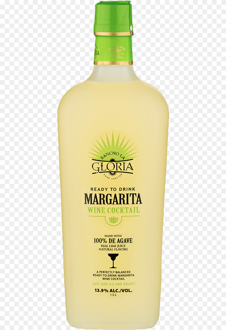 Glorias Margarita, Alcohol, Beverage, Bottle, Liquor Png Image