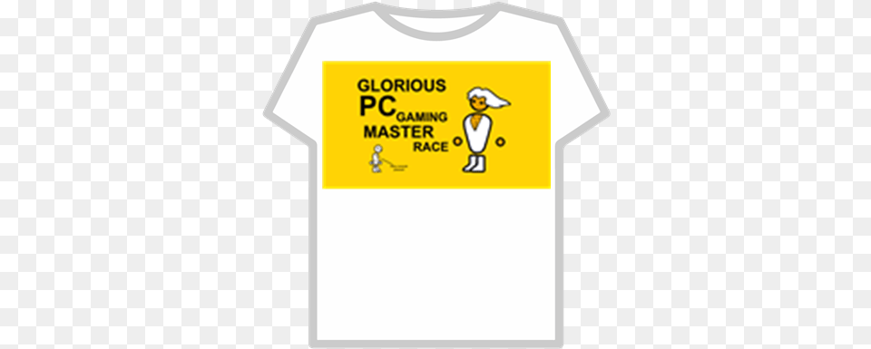 Glorious Pc Master Race Roblox Roblox Tshirt Brazil, Clothing, T-shirt, Shirt, Person Free Png Download
