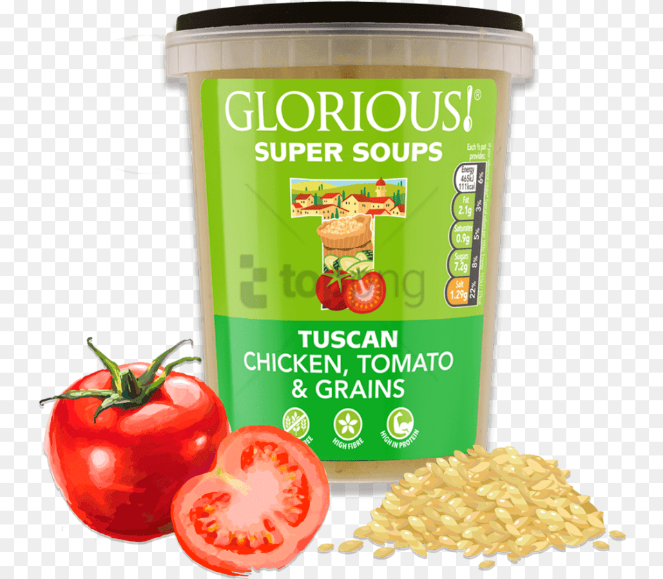 Glorious Tuscan Chicken Tomato Plum Tomato, Food, Produce, Can, Tin Png Image