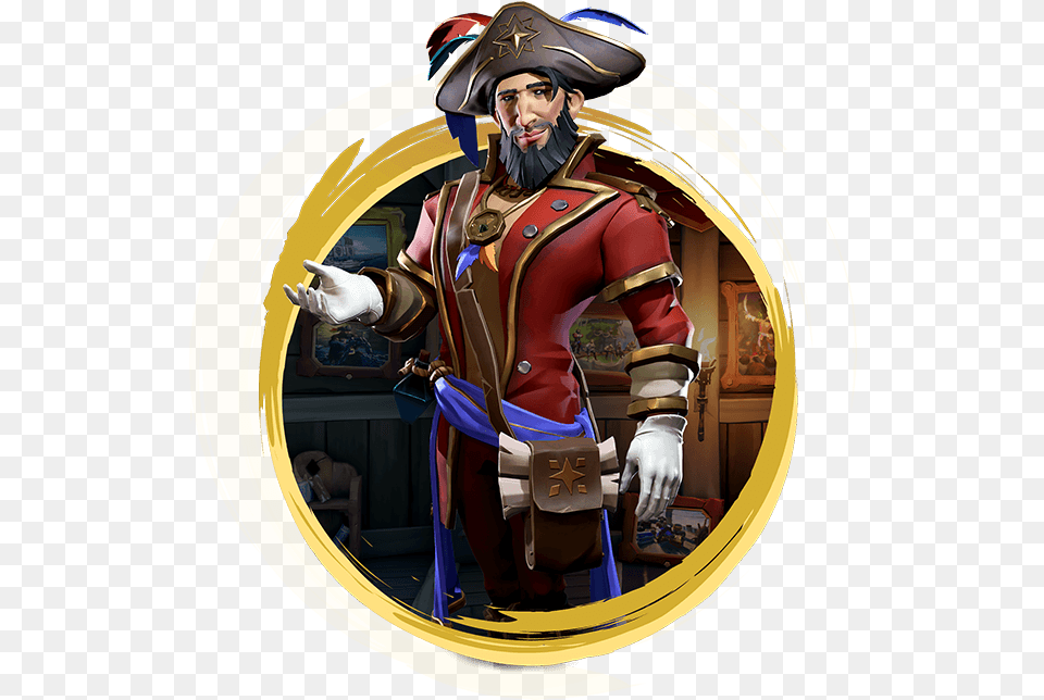 Glory Awaits In The Arena Sea Of Thieves Glorious Sea Dog Set, Adult, Person, Man, Male Free Png Download