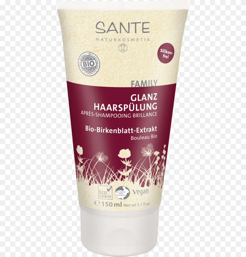 Gloss Hair Conditioner Birch Leaf Amp Vitamin B5 Sante Splung, Bottle, Lotion, Cosmetics, Can Free Png Download