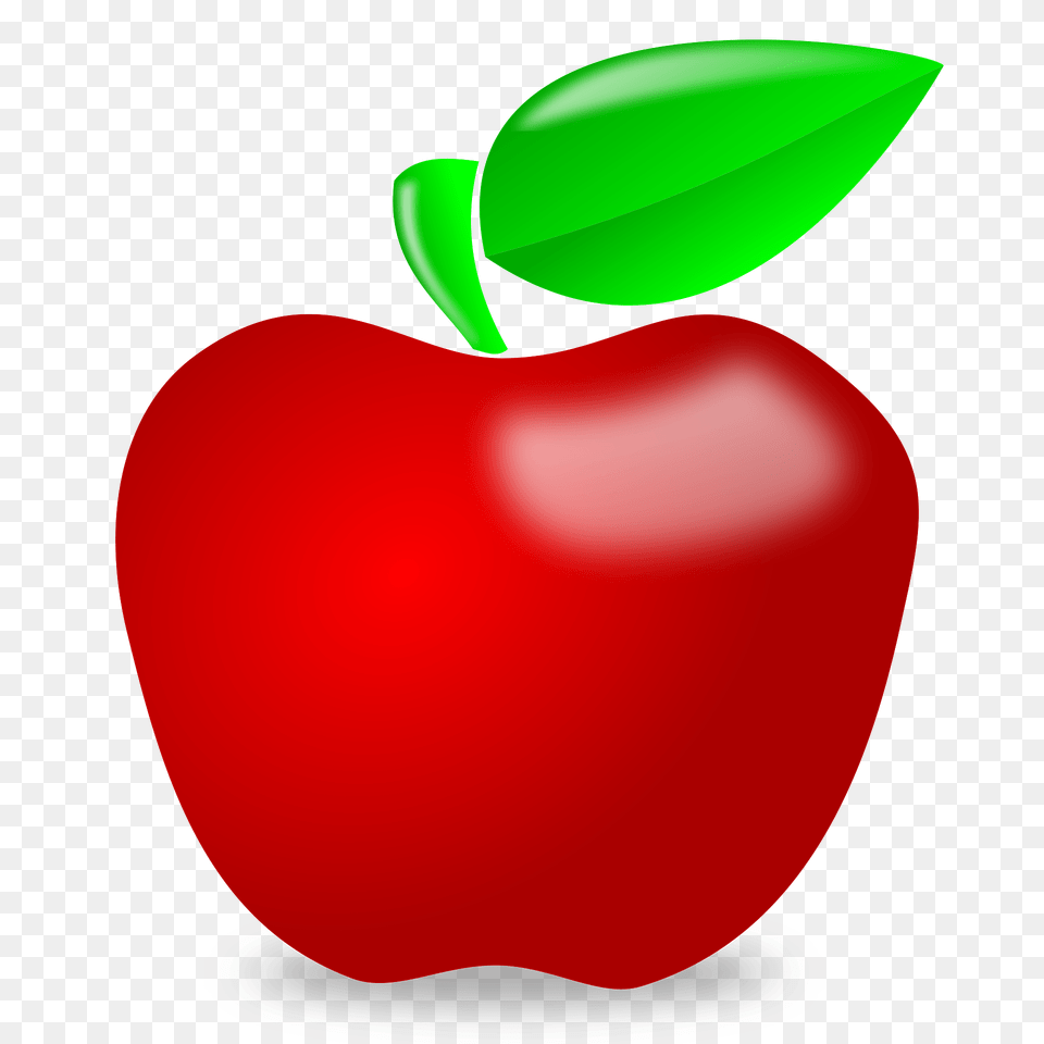 Glossy Apple Clipart, Food, Fruit, Plant, Produce Free Png Download