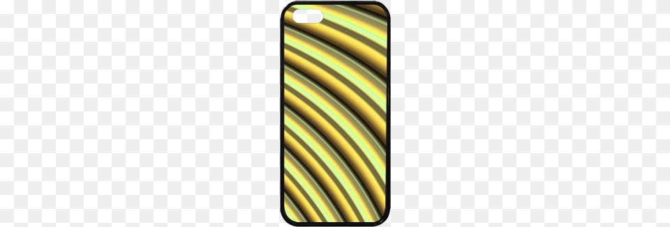 Glossy Banana Yellow Gradient Stripes Rubber Case For Mobile Phone, Electronics, Mobile Phone, Disk, Light Png