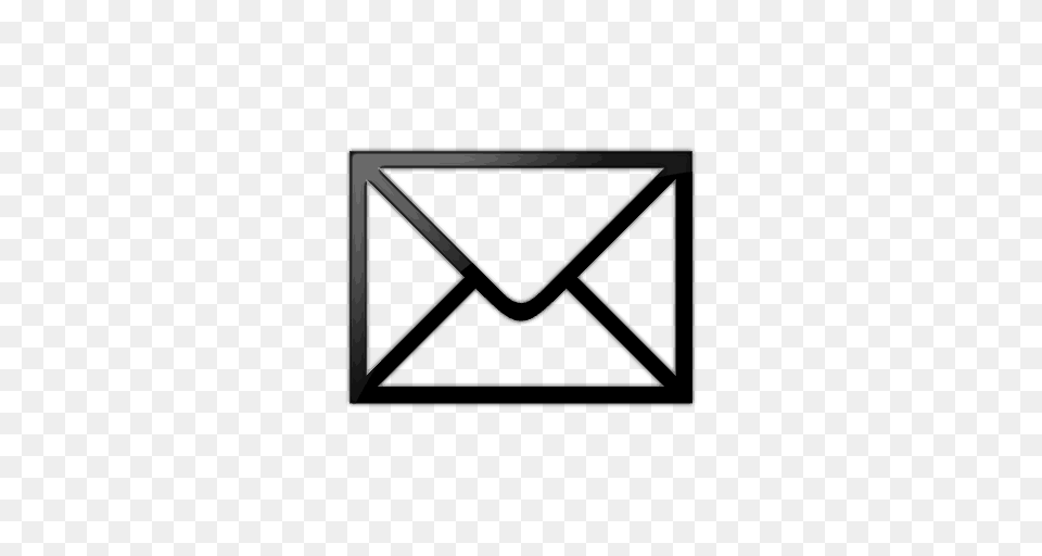 Glossy Black Icon Social Media Logos Mail, Envelope, Mailbox Free Png Download