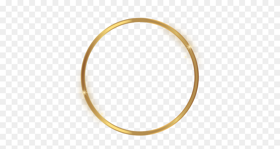 Glossy Circle Golden Frame, Accessories, Bracelet, Jewelry, Necklace Free Png