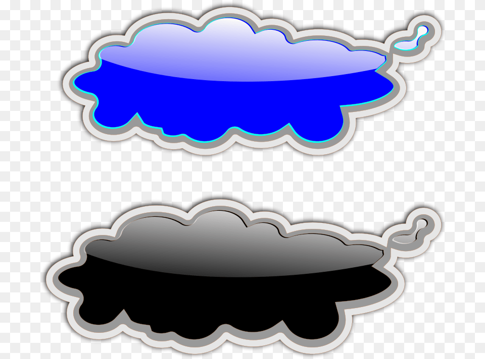 Glossy Clouds 2 Svg Clip Arts, Outdoors, Nature, Sticker, Water Png Image