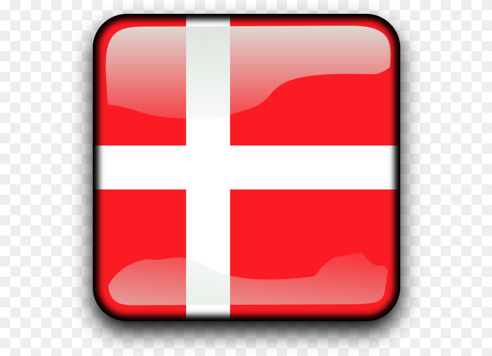 Glossy Flag Of Denmark Romania, First Aid Png