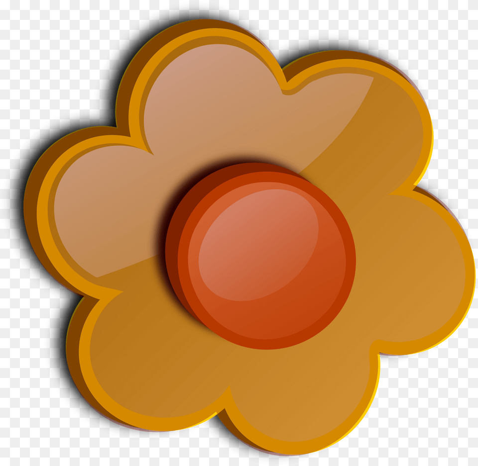 Glossy Flower Clipart, Accessories, Disk, Plant Free Png