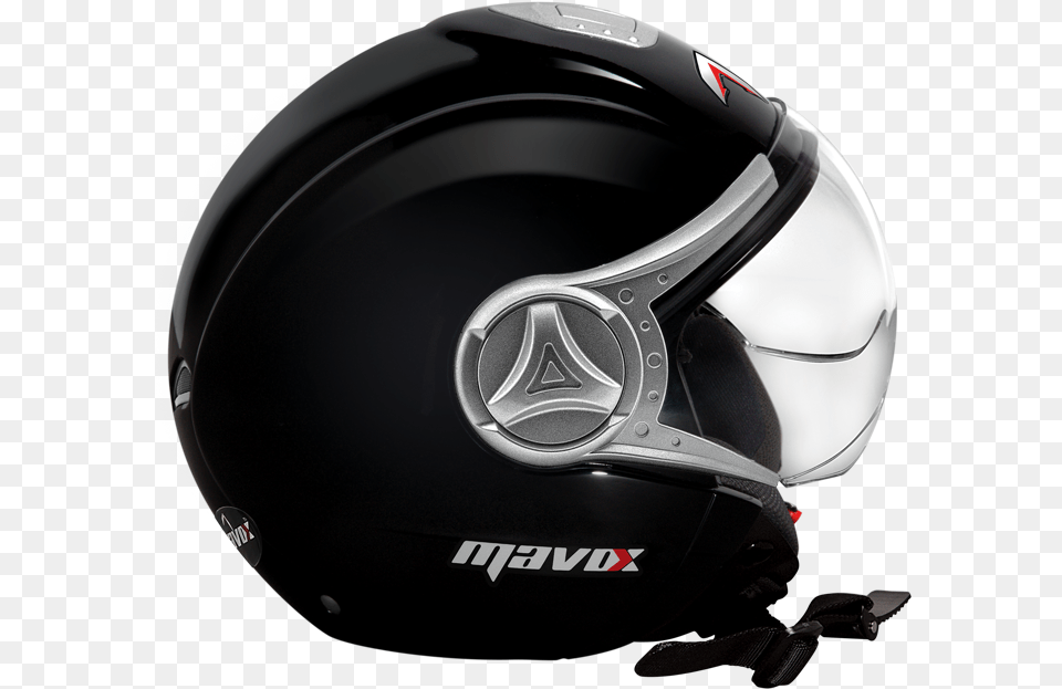 Glossy Glint Black Mavox, Crash Helmet, Helmet Png