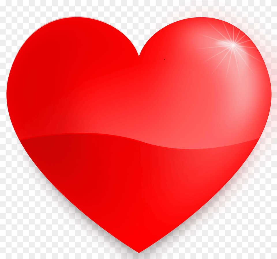 Glossy Heart Clipart Free Png