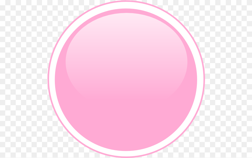 Glossy Pink Circle Button Clip Art Pink Circle Clipart, Sphere, Oval Png