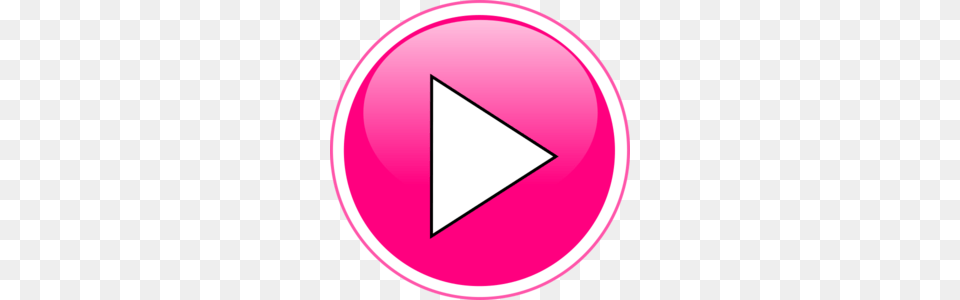 Glossy Play Icon Button Clip Art, Triangle, Disk Free Png Download