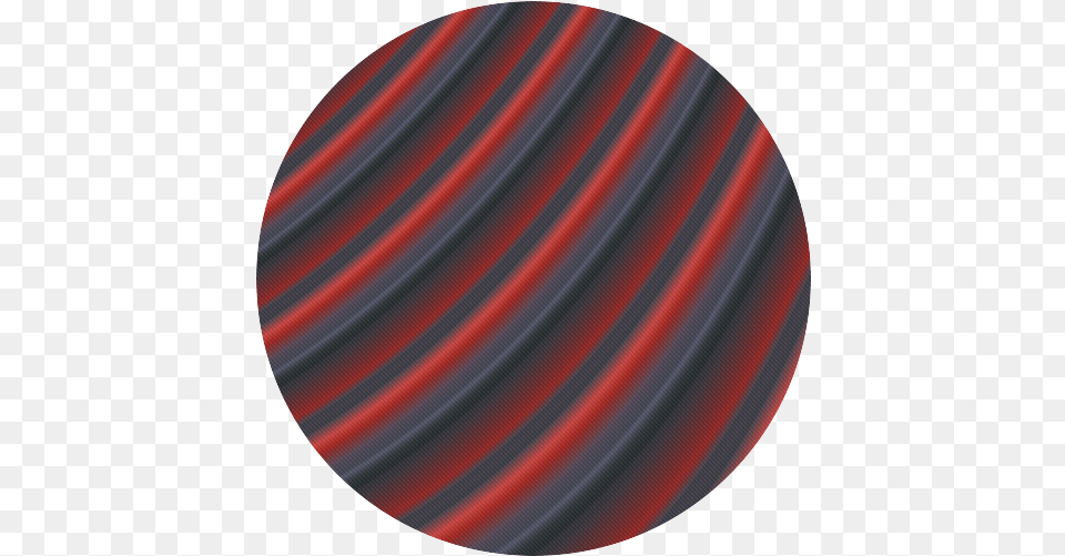 Glossy Red Gradient Stripes Round Mousepad Circle, Accessories, Formal Wear, Sphere, Tie Free Png Download