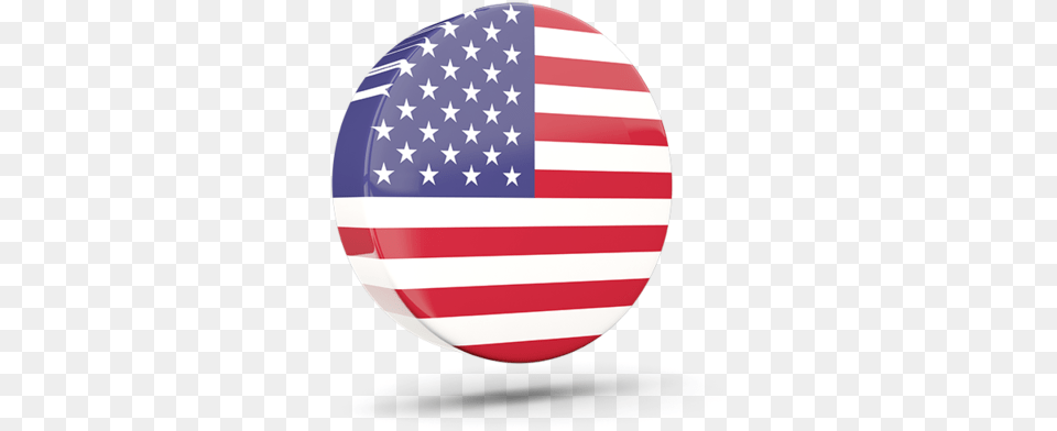 Glossy Round Icon 3d Icon Usa Flag, American Flag, Badge, Logo, Symbol Free Png Download