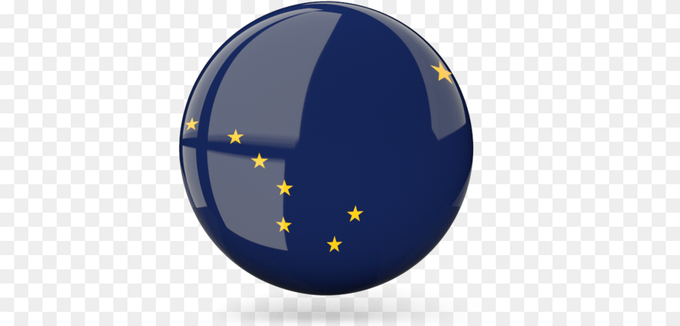 Glossy Round Icon Alaska Flag Round, Sphere, Astronomy, Outer Space Free Png