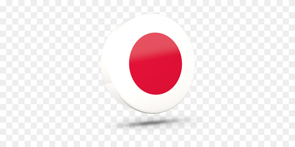 Glossy Round Icon Illustration Of Flag Of Japan, Sphere, Astronomy, Moon, Nature Free Png Download