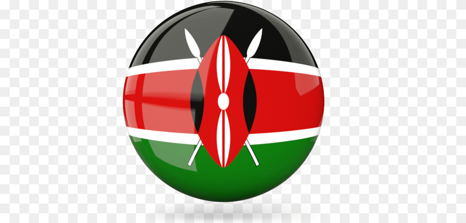 Glossy Round Icon Ilration Of Flag Kenya Round Kenya Flag, Sphere, Logo Free Transparent Png