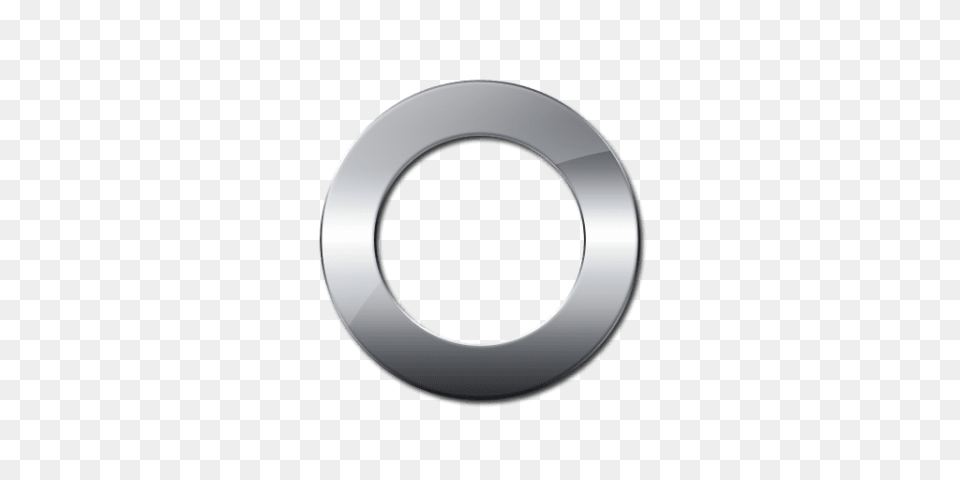 Glossy Silver Symbol, Disk Free Png
