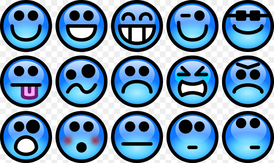 Glossy Smiley Set 1 Clip Arts Smiley Face Clip Art, Sphere Png