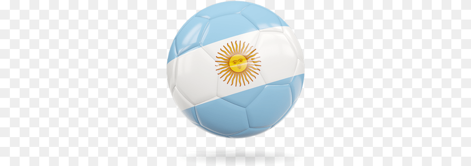 Glossy Soccer Ball Argentina Flag In Soccer Ball, Football, Soccer Ball, Sport Free Png Download