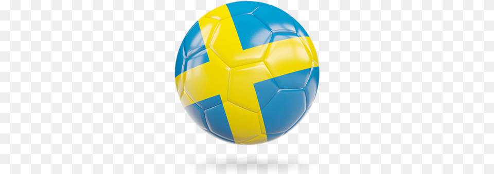 Glossy Soccer Ball Sweden Football Flag Transparent, Soccer Ball, Sport Free Png